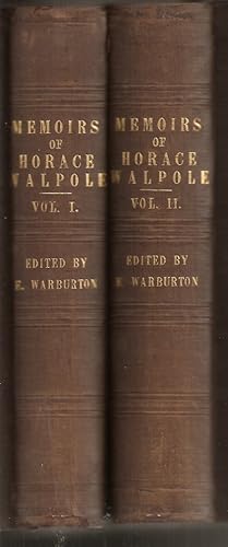 Imagen del vendedor de MEMOIRS OF HORACE WALPOLE AND HIS CONTEMPORARIES: Including Numerous Original Letters Chiefly from Strawberry Hill a la venta por Chanticleer Books, ABAA