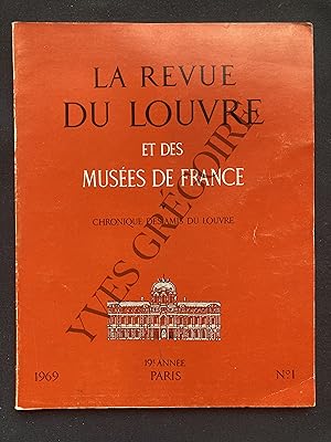 LA REVUE DU LOUVRE ET DES MUSEES DE FRANCE-N°1-1969