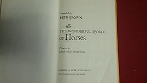 Imagen del vendedor de THE WONDERFUL WORLD OF HORSES a la venta por Betty Mittendorf /Tiffany Power BKSLINEN