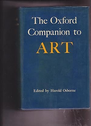 Imagen del vendedor de The Oxford Companion to Art a la venta por Meir Turner