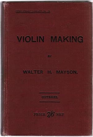 Seller image for Violin Making for sale by Besleys Books  PBFA