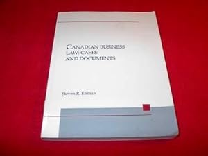 Canadian Business Law : Cases and Documents