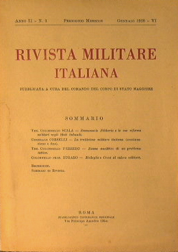 Rivista Militare Italiana. Anno I I N.1