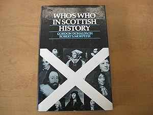 Seller image for Who's Who in Scottish History for sale by By The Lake Books