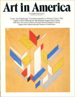 Art in America, Vol. 70, No. 20, November 1982