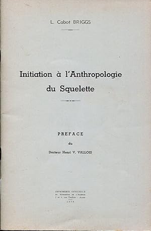 Seller image for Initiation  l'Anthropologie du Squelette for sale by Sylvain Par
