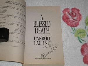 Immagine del venditore per A Blessed Death: Signed venduto da SkylarkerBooks