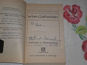 Seller image for White Gold Wielder: Signed for sale by SkylarkerBooks
