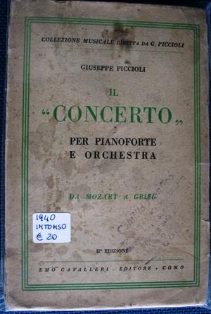 Il Concerto per pianoforte e orchestra