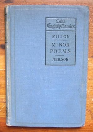 Seller image for Milton's Minor Poems. for sale by Monkey House Books