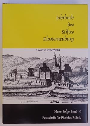 Bild des Verkufers fr Jahrbuch des Stiftes Klosterneuburg. Neue Folge - Bd. 16 (der gesamten Reihe fnfundzwanzigster Band): Festschrift fr Floridius Rhrig. Mit s/w-Abb. zum Verkauf von Der Buchfreund