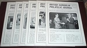 British Caribbean Philatelic Journal, 1973 Complete, Vol. 13 Nos. 1 to 6