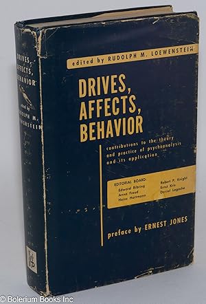 Seller image for Drives, affects, behavior for sale by Bolerium Books Inc.