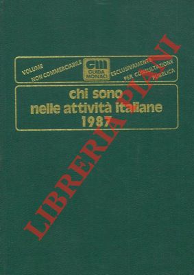 Chi sono nelle attività italiane 1987.