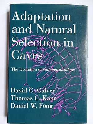 Bild des Verkufers fr ADAPTATION AND NATURAL SELECTION IN CAVES. The Evolution of Gammarus minus. zum Verkauf von Douglas Books