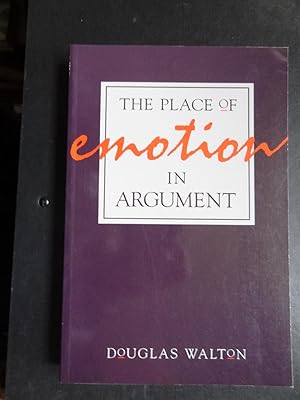 Bild des Verkufers fr THE PLACE OF EMOTION IN ARGUMENT zum Verkauf von Douglas Books