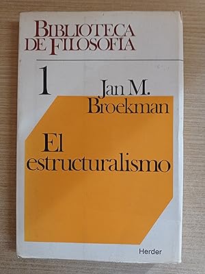 Seller image for EL ESTRUCTURALISMO (Biblioteca de Filosofia 1) for sale by Gibbon Libreria