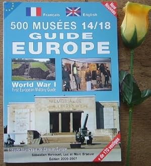 Imagen del vendedor de 500 muses 14/18. Guide europe a la venta por Bonnaud Claude