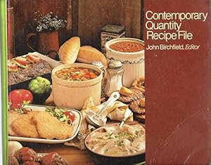 Seller image for Contemporary quantity recipe file for sale by North American Rarities