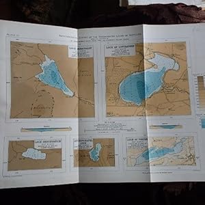 MAP OF THE LOCH BENACHALLY, LOCH OF LINTRATHEN, LOCH SHECHERNICH, AUCHENCHAPEL LOCH AND LOCH OF F...