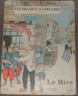 Imagen del vendedor de Le rire-Les grandes manoeuvres-n 33. nouvelle srie-19 septembre 1903. a la venta por alphabets