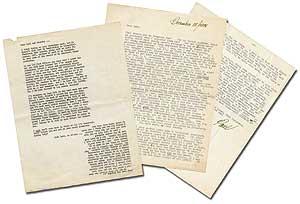 Bild des Verkufers fr Typed Letter Signed ("Paul") zum Verkauf von Between the Covers-Rare Books, Inc. ABAA