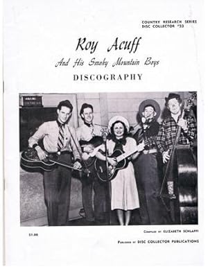 Seller image for Roy Acuff And His Smoky Mountain Boys Discography for sale by Book Gallery // Mike Riley