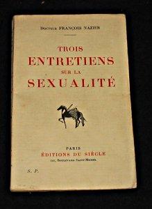 Imagen del vendedor de Trois entretiens sur la sexualit a la venta por Abraxas-libris