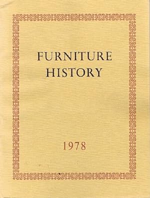 Seller image for Furniture History: The Journal of the Furniture History Society (Vol. XIV, 1978) for sale by Round Table Books, LLC