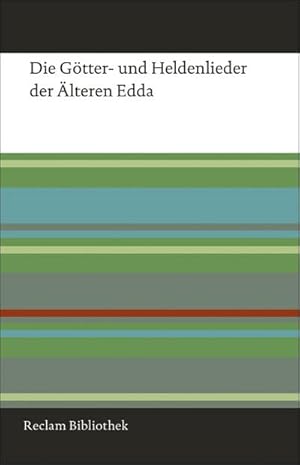 Bild des Verkufers fr Die Gtter- und Heldenlieder der lteren Edda zum Verkauf von AHA-BUCH GmbH