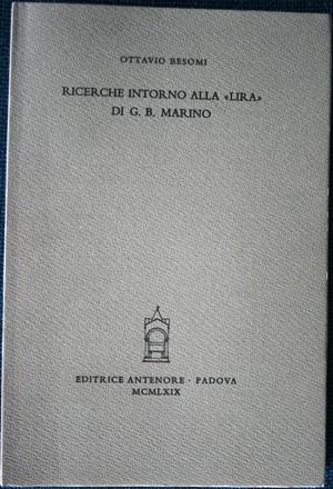 Ricerche intorno alla "Lira" di G B Marino