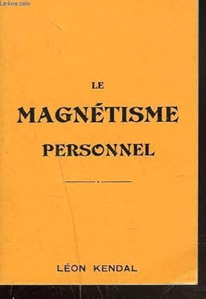 Bild des Verkufers fr LE MAGNETISME PERSONNEL zum Verkauf von Le-Livre