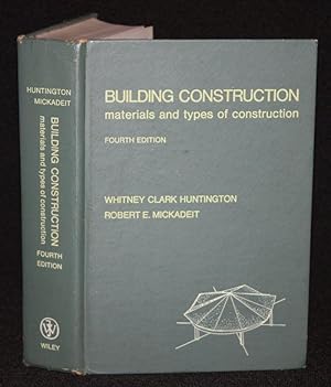 Imagen del vendedor de Building Construction: Materials and Types of Construction a la venta por Nineveh & Tyre