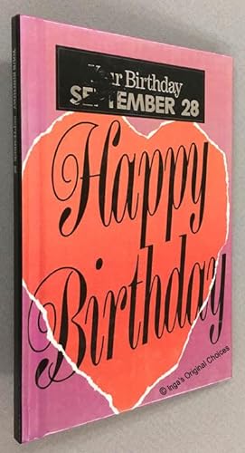 Image du vendeur pour Your Birthday September 28 mis en vente par Inga's Original Choices