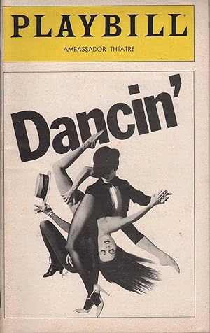 Imagen del vendedor de Playbill: Dancin' - Ambassador Theatre a la venta por Mr Pickwick's Fine Old Books
