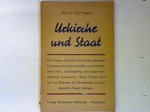 Image du vendeur pour Urkirche und Staat. mis en vente par books4less (Versandantiquariat Petra Gros GmbH & Co. KG)