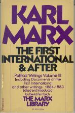 Image du vendeur pour Karl Marx: The First International and After (Political Writings Volume III) mis en vente par Callaghan Books South