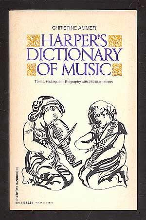 Seller image for Harper's Dictionary of Music for sale by Between the Covers-Rare Books, Inc. ABAA
