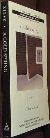Imagen del vendedor de A Cold Spring: A Novel a la venta por The Wild Muse