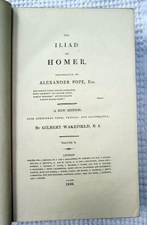 The Iliad of Homer, Volume 2 (of 5)