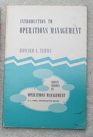 Seller image for Introduction to Operations Management for sale by Glenbower Books