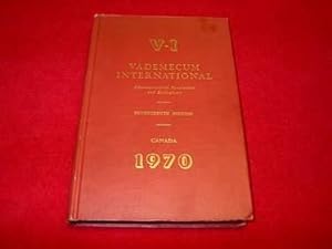 Vademecum International : Pharmaceutical Specialties and Biologicals : VI Canada 1970 Seventeenth...