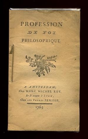 Profession de foi philosophique