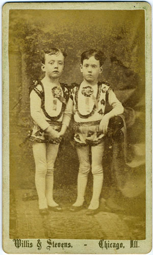 Carte de visite of Child Performers