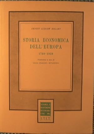 Bild des Verkufers fr Storia economica dell'Europa 1760- 1939 zum Verkauf von Antica Libreria di Bugliarello Bruno S.A.S.