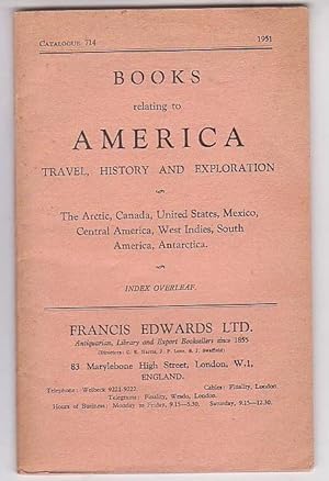 Seller image for Books relating to America: Travel, History and Exploration - The Arctic, Canada, United States, Mexico, Central America, West Indies, South America, Antarctica for sale by Renaissance Books, ANZAAB / ILAB