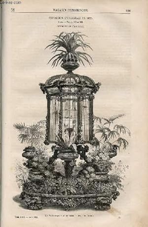 Bild des Verkufers fr LE MAGASIN PITTORESQUE - Livraison n031 - Exposition universelle de 1855,suite - Curiosits de l'industrie. zum Verkauf von Le-Livre