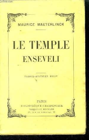 Seller image for Le temple enseveli for sale by Le-Livre