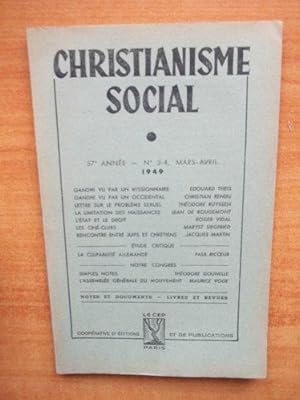 Imagen del vendedor de [Les cahiers du clerg rural] n107, avril 1949 a la venta por JLG_livres anciens et modernes