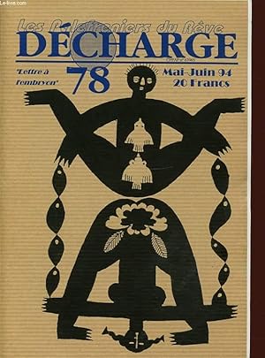 Bild des Verkufers fr LES PALFRENIERS DU REVE DECHARGE 78 LETTRE A L EMBRYON zum Verkauf von Le-Livre